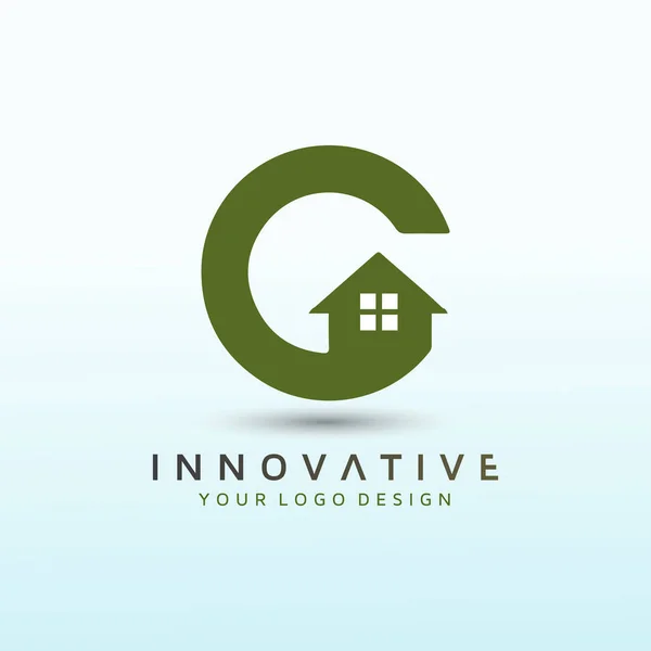 Immobilier Bureau Logo Design — Image vectorielle