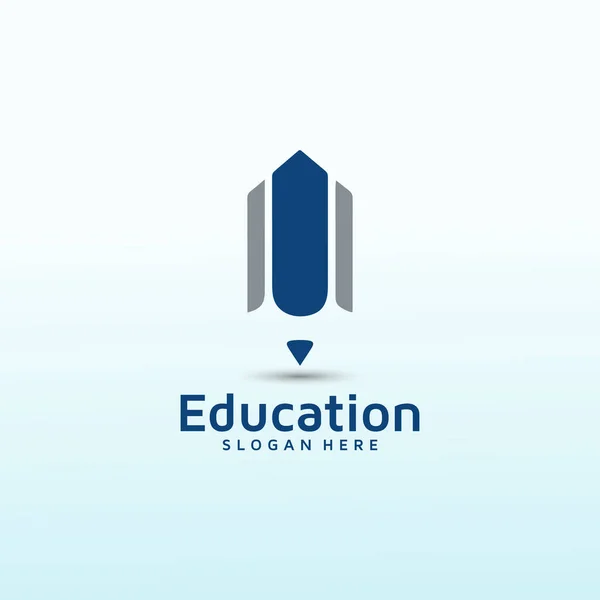 Logo Para Educadores Profesionales Tutoría — Archivo Imágenes Vectoriales