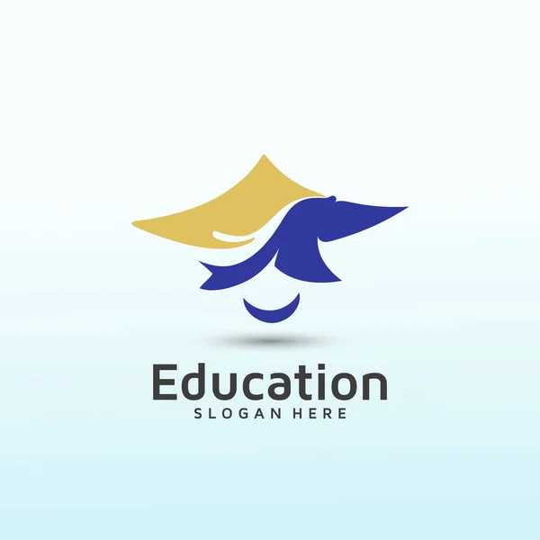 Projekt Logo Wektora Student Success Academy — Wektor stockowy