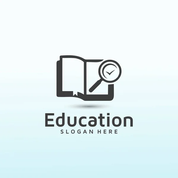 Logo Odnalezienia Działu Edukacji — Wektor stockowy