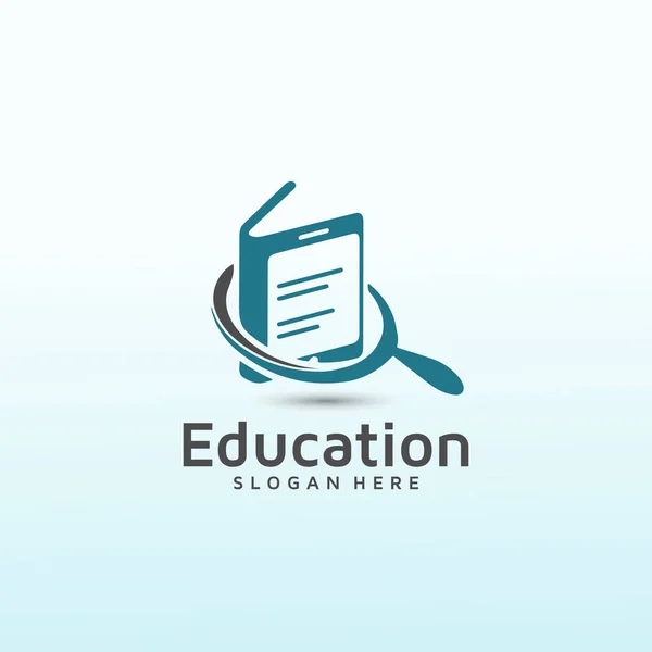 Trouver Meilleure Éducation Logo Design Inspiration — Image vectorielle