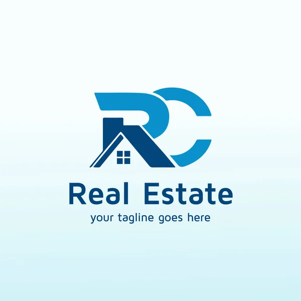 Realty Group Logo Design Template Letter — 스톡 벡터