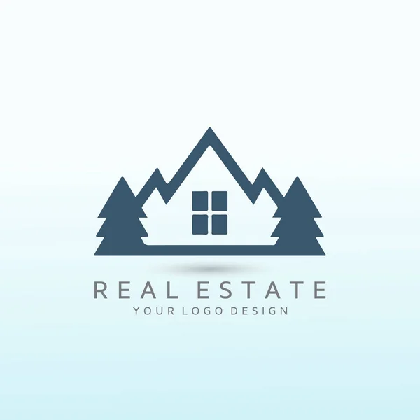 Boutique High Touch Énergique Prêt Hypothécaire Logo Entreprise — Image vectorielle
