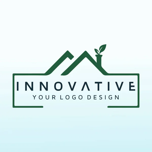 Diseño Logotipo Inmobiliaria Empresa Vector — Vector de stock