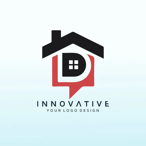 Luksusowy Design Stylu Dla Logo Real Estate Business — Wektor stockowy