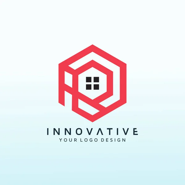 Design Style Luxe Pour Logo Real Estate Business — Image vectorielle