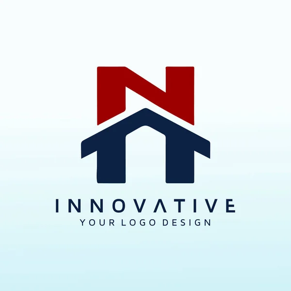 Logo Diseñado Para Nuestra Empresa Inversión Inmobiliaria — Vector de stock