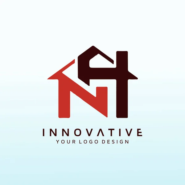 Logo Diseñado Para Nuestra Empresa Inversión Inmobiliaria — Vector de stock