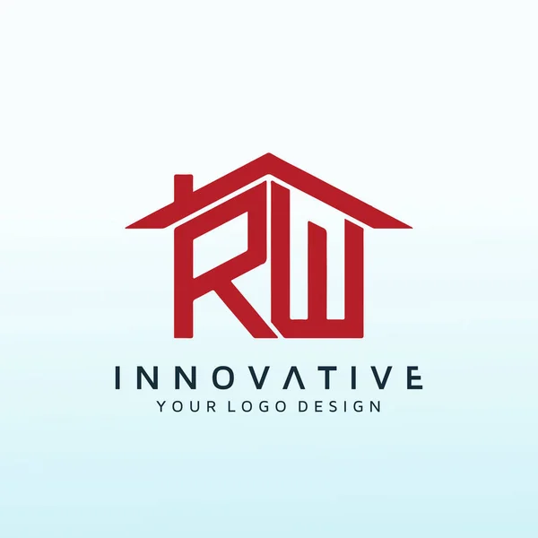 Logo Pour Des Biens Immobiliers Les Productifs — Image vectorielle