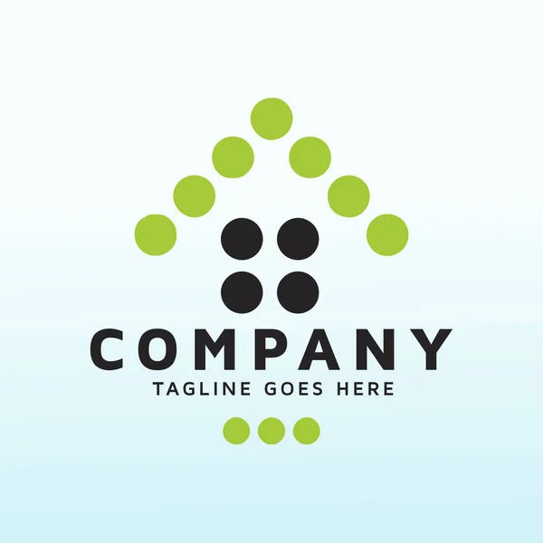 Logo Puissant Pour Notre Entreprise Multifamiliale Logo Immobilier — Image vectorielle