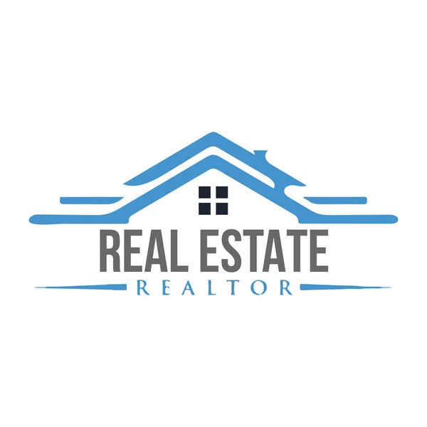 Immobilier Hypothèque Logo Design — Image vectorielle