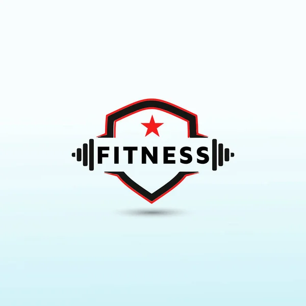 Wzór Fizycznej Kondycji Fitness Logo Images Stock Photos Vectors — Wektor stockowy