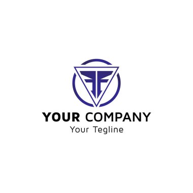 Letter FF image, company vector design