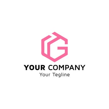 Alfabe logosu TG resmi, logo tasarımı fikri