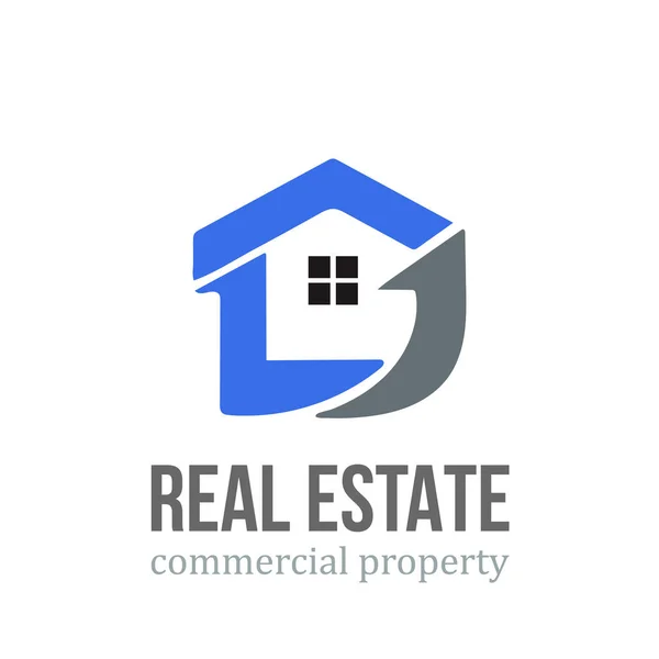 Logo Luxury Real Estate Program Lettera — Vettoriale Stock