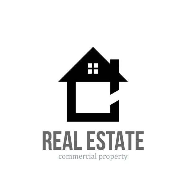 New Real Estate Office Logo Letter — Stock Vector