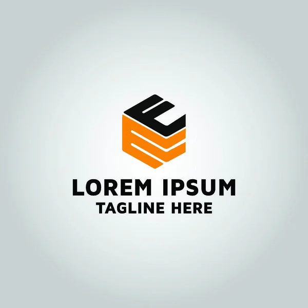 Harfinin Başlangıç Vektör Logosu Fikri Ilham Kaynağı — Stok Vektör