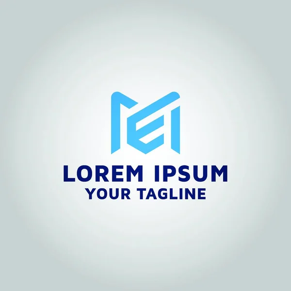 Letter Ilk Logo Tasarım Fikri Ilham Vektör Grafikler