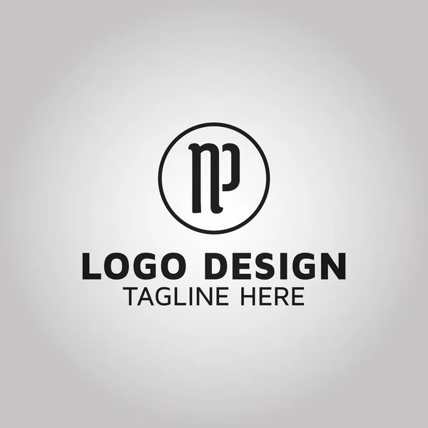 Letter Initial Logo Design Company — Vector de stock