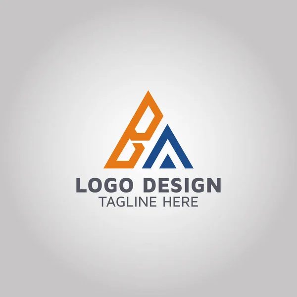 Επιστολή Λογότυπο Ιδέα Σχεδιασμού — Διανυσματικό Αρχείο