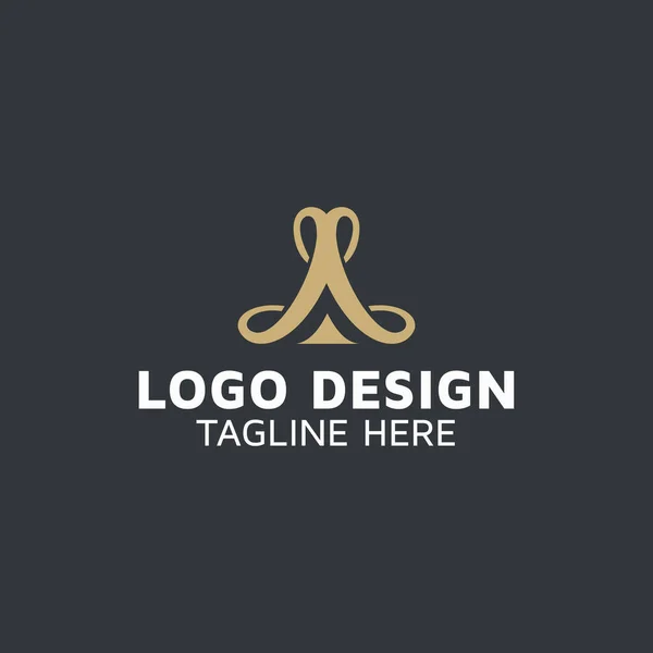 Letter Logo Design Idea — Vector de stock