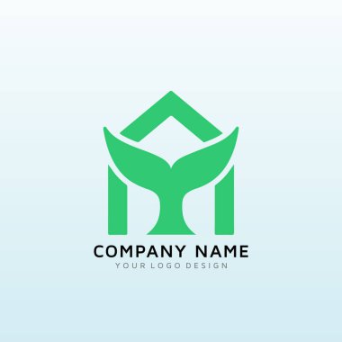 sea real estate vector logo design