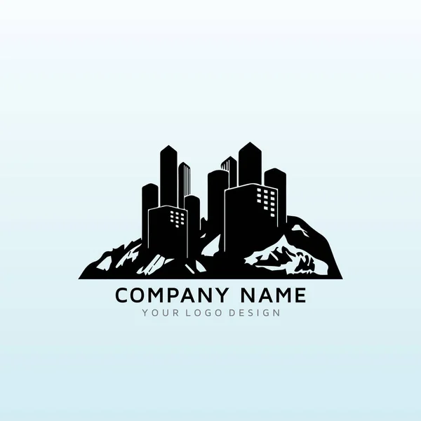 Logo City Real Estate Investment Company — Stock vektor