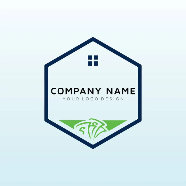 Real Estate Logo Real Estate Cash Solutions Company — Vetor de Stock