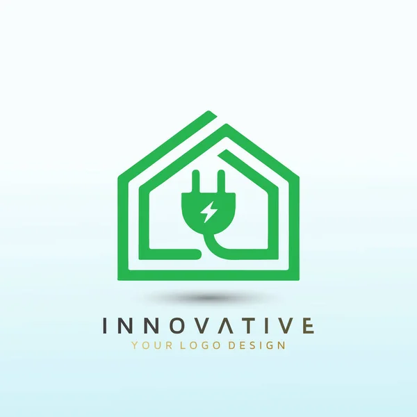 Design Des Corporate Logo Für Energiedienstleistungen — Stockvektor