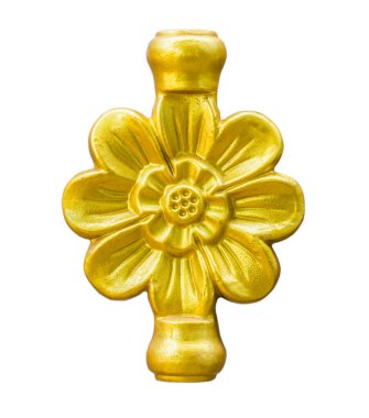 Wrought iron shaped flowers