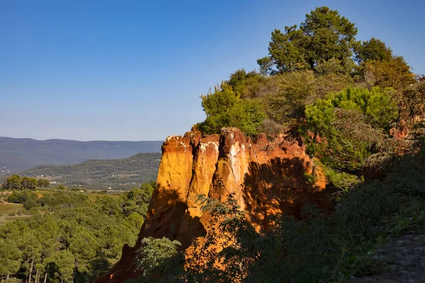 Szlak Ochera Roussillon — Zdjęcie stockowe