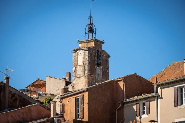Vaucluse Deki Roussillon Köyünün Manzarası — Stok fotoğraf