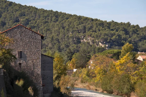 Blick Auf Ouvze Herbst — Stockfoto