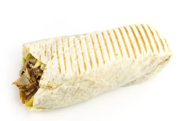 Tacos Isolados Sobre Fundo Branco — Fotografia de Stock