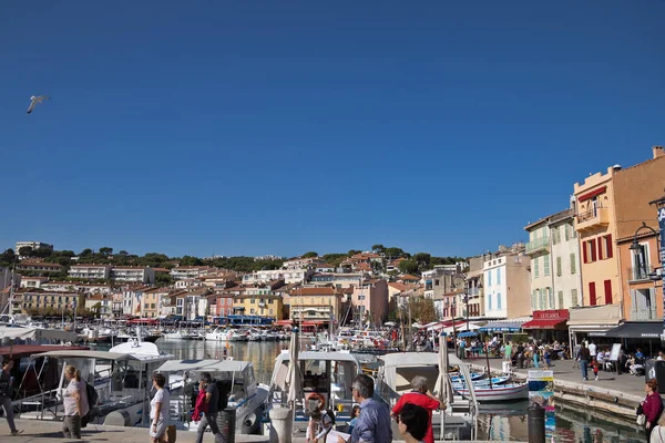 Haven Van Stad Cassis — Stockfoto