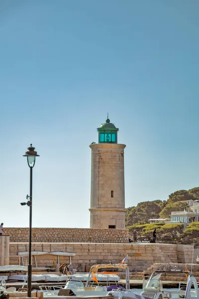 Vue Sur Phare Ville Cassis — Photo