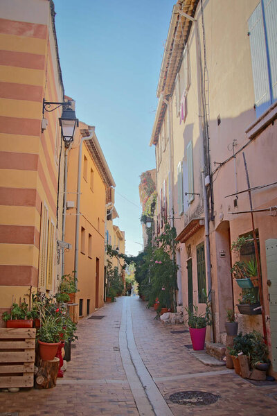 beautiful street view of the old town