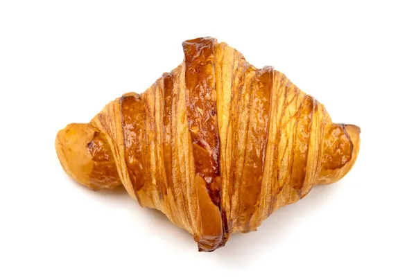 Croissant Close Isolated White Background — Stock Photo, Image