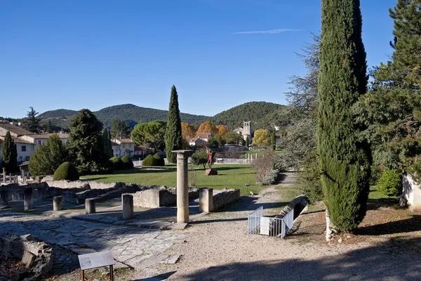 Uitzicht Kapel Romeinse Overblijfselen Vaison Romaine — Stockfoto