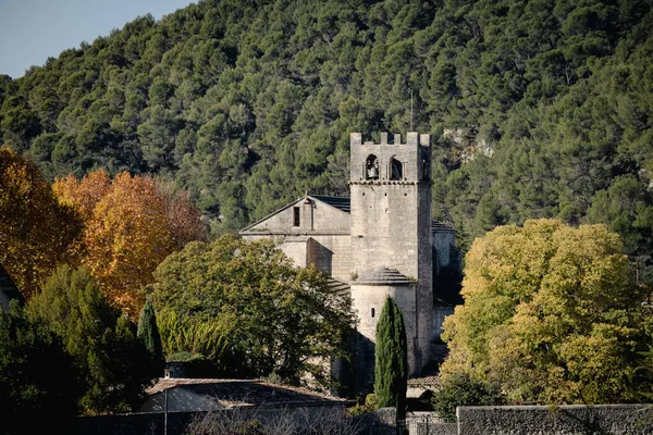 Blick Auf Die Kapelle Und Die Römischen Überreste Vaison Romaine — Stockfoto