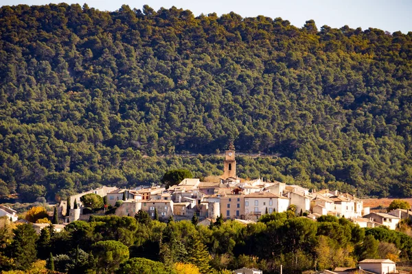 Άποψη Του Χωριού Sablet Στο Vaucluse — Φωτογραφία Αρχείου