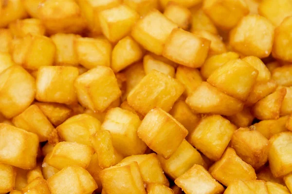 Patatas Fritas Fondo Alimentario —  Fotos de Stock