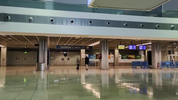Dentro Del Aeropuerto Marsella Provenza — Vídeo de stock