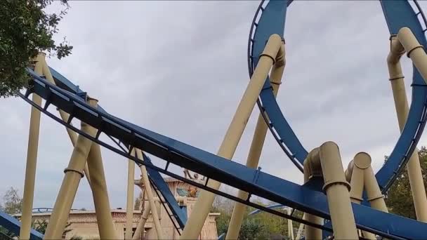 View Asterix Amusement Park — Stock Video