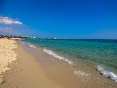 Hammamet 'teki güzel sahil (Tunus şehri))