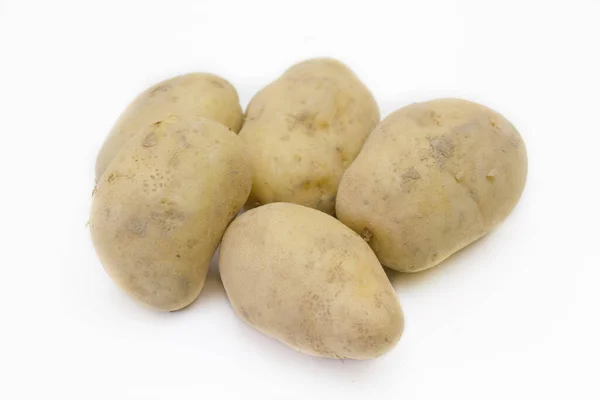 Ziemniaki Białym Tle — Zdjęcie stockowe