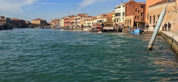 Utsikt Över Den Stora Kanalen Venice Italien — Stockfoto