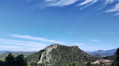 Fransa 'da Vaucluse Dentelles de Montmirail manzarası
