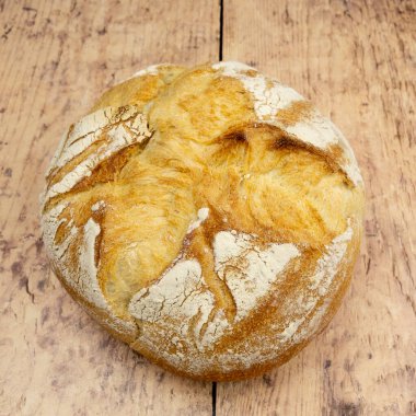 Ekmek topunun üst görünümü