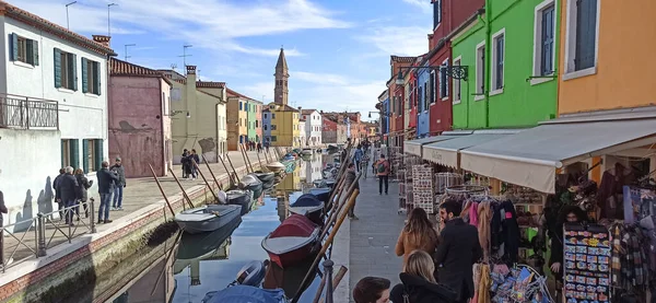 2017 Venice Italy Auwellas 2017 View Grand Canal Burano Veneto — 스톡 사진